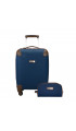 Kit mala de bordo e Necessaire Dijon Class Azul