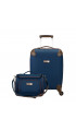 Kit mala de bordo e Frasqueira Dijon Class azul